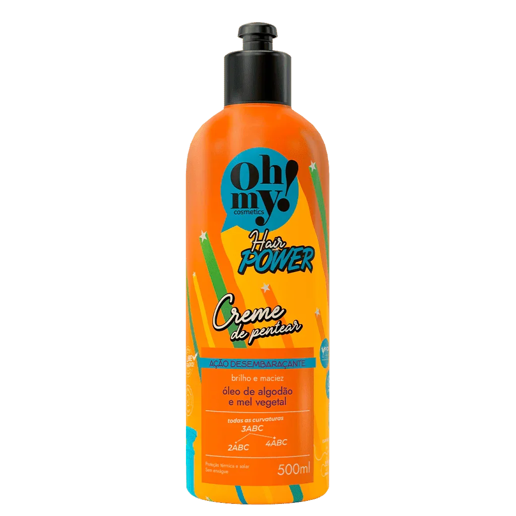 Oh My! Hair Power Creme de Pentear 500ml - Ilha dos cosméticos