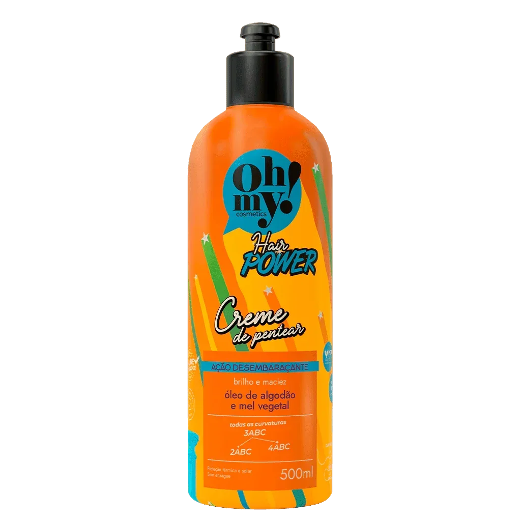 Oh My! Hair Power Creme de Pentear 500ml - Ilha dos cosméticos