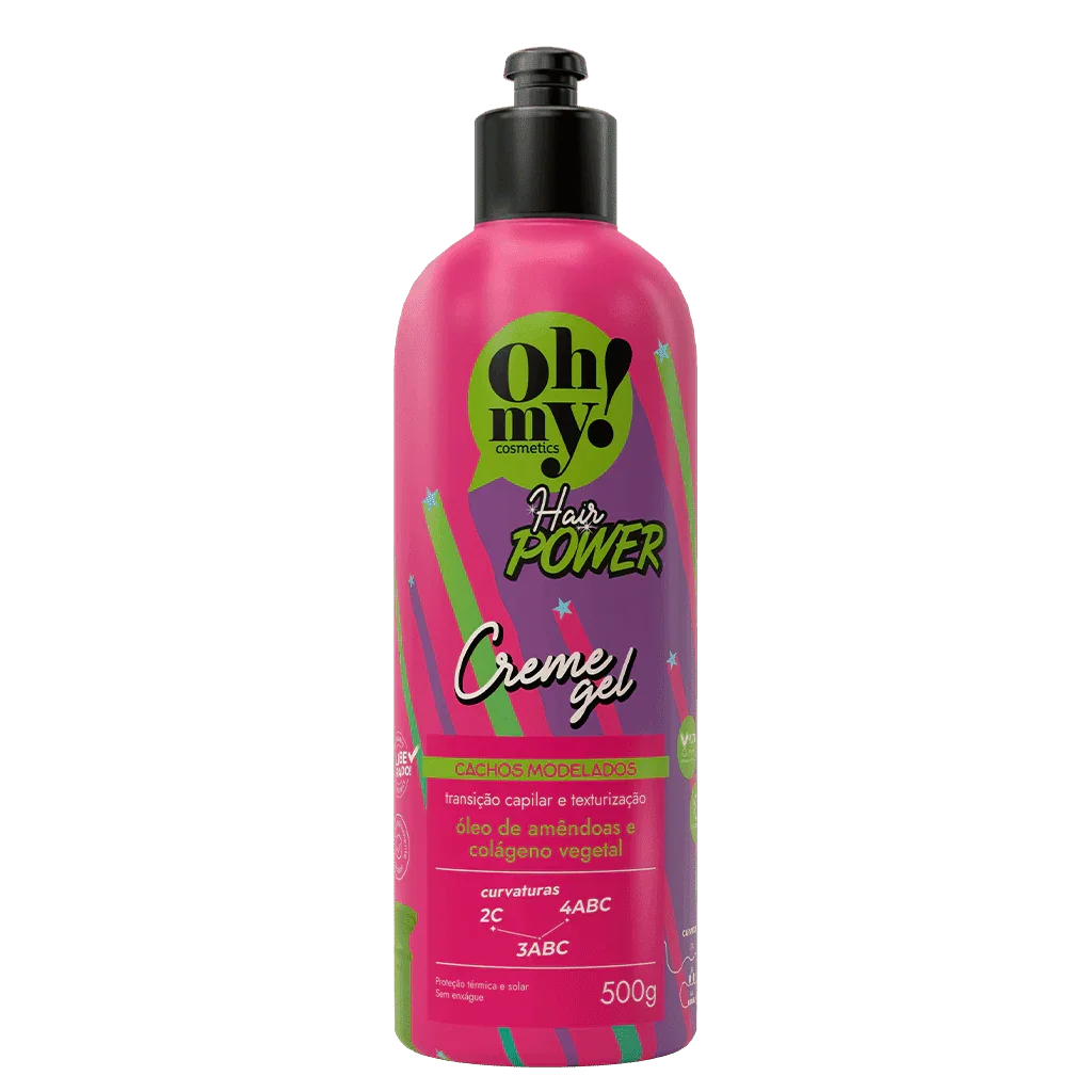 Oh My! Hair Power Creme Gel 500ml - Ilha dos cosméticos