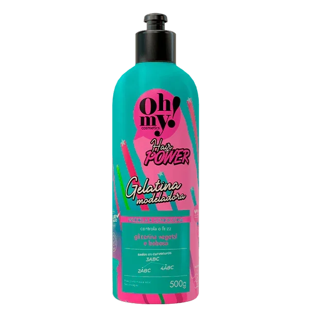 Oh My! Hair Power Gelatina Modeladora 500ml - Ilha dos cosméticos