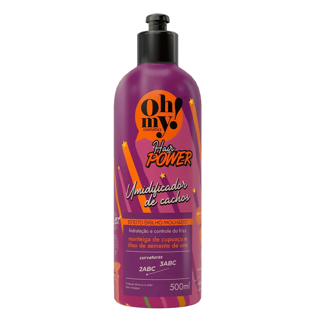 Oh My! Hair Power Umidificador de Cachos 500ml - Ilha dos cosméticos