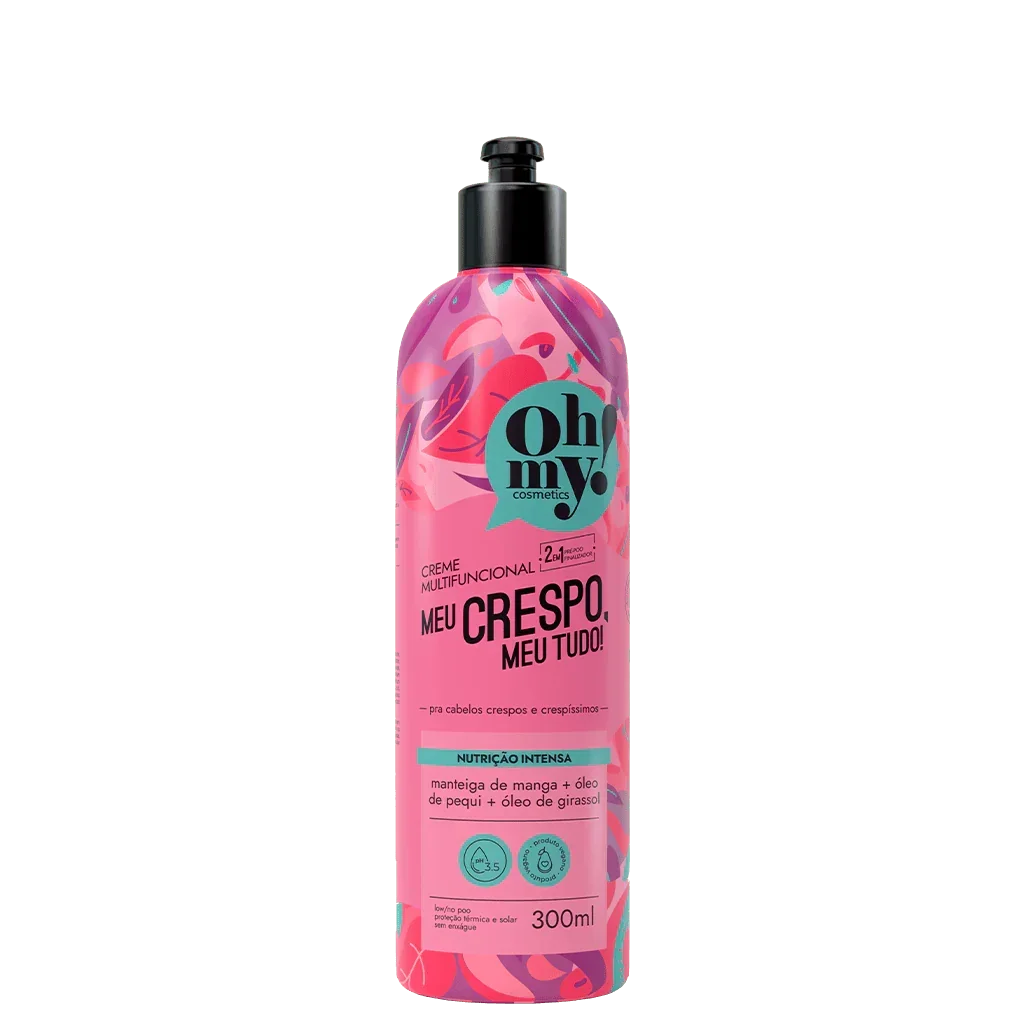 Oh My! Meu Crespo, Meu Tudo! Creme Multifuncional 300ml - Ilha dos cosméticos