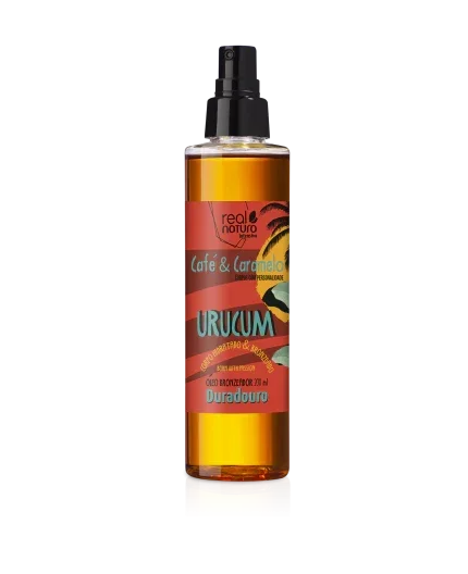 Real Natura Café e Caramelo Óleo Bronzeador 200ml