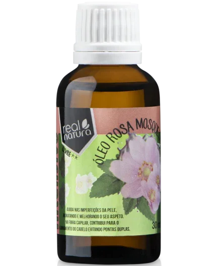 Real Natura Óleo de Rosa Mosqueta 30ml - Ilha dos cosméticos