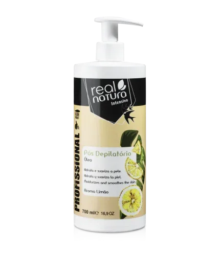 Real Natura Óleo Pós-Depilatório Aroma Limão 700ml - Ilha dos cosméticos