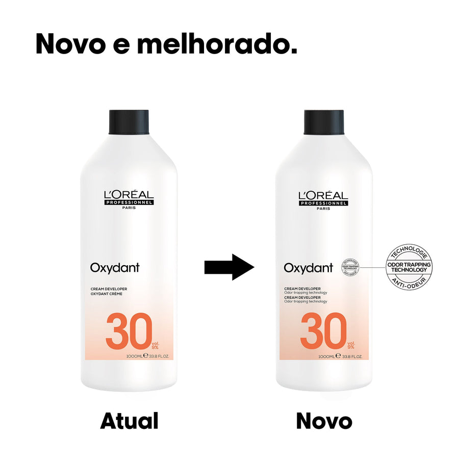 O oxidante Majirel antes e depois da reformulação