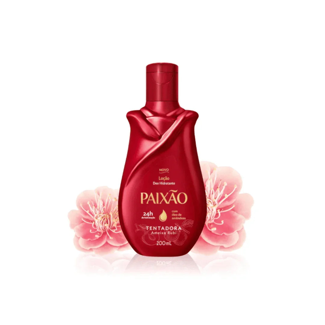 Paixão Loção Deo Hidratante Tentadora Ameixa Rubi 200 ml - Ilha dos cosméticos