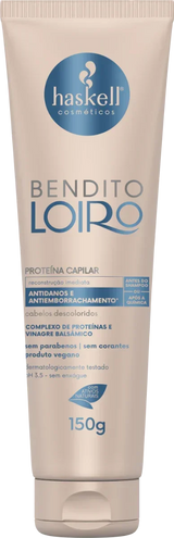 Haskell Bendito Loiro Proteína Capilar 150g - Ilha dos cosméticos