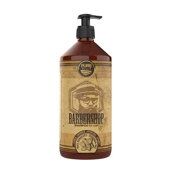 Pure Brasil BarberShop For Man Shampoo 1L - Ilha dos cosméticos