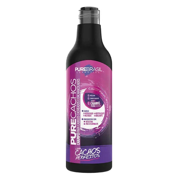 Pure Brasil Pure Cachos Shampoo 500ml - Ilha dos cosméticos