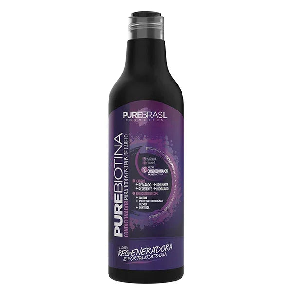 Pure Brasil Pure Biotina Condicionador 500ml - Ilha dos cosméticos