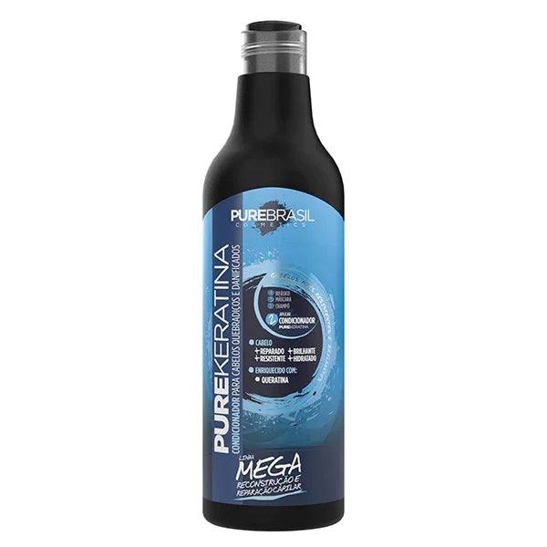Pure Brasil Pure Keratina Condicionador 500ml - Ilha dos cosméticos