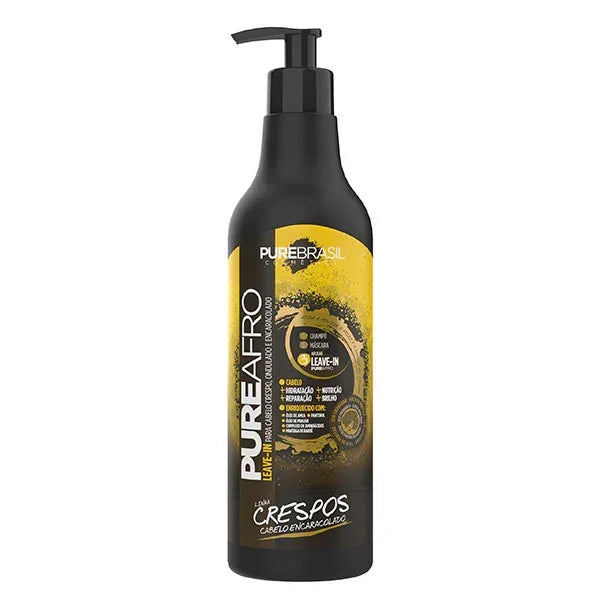 Pure Brasil Pure Afro Leave-in 500ml - Ilha dos cosméticos