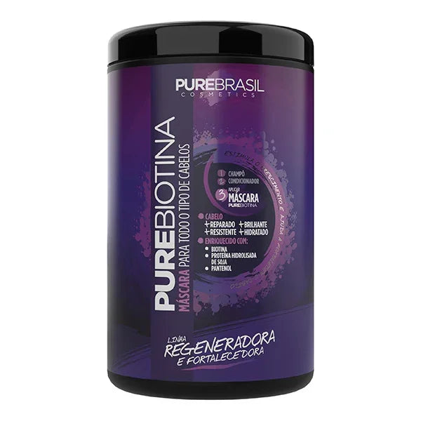 Pure Brasil Pure Biotina Máscara 1kg - Ilha dos cosméticos
