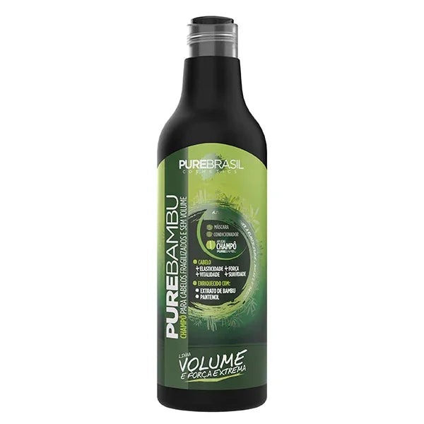 Pure Brasil Pure Bambu Shampoo 500ml - Ilha dos cosméticos