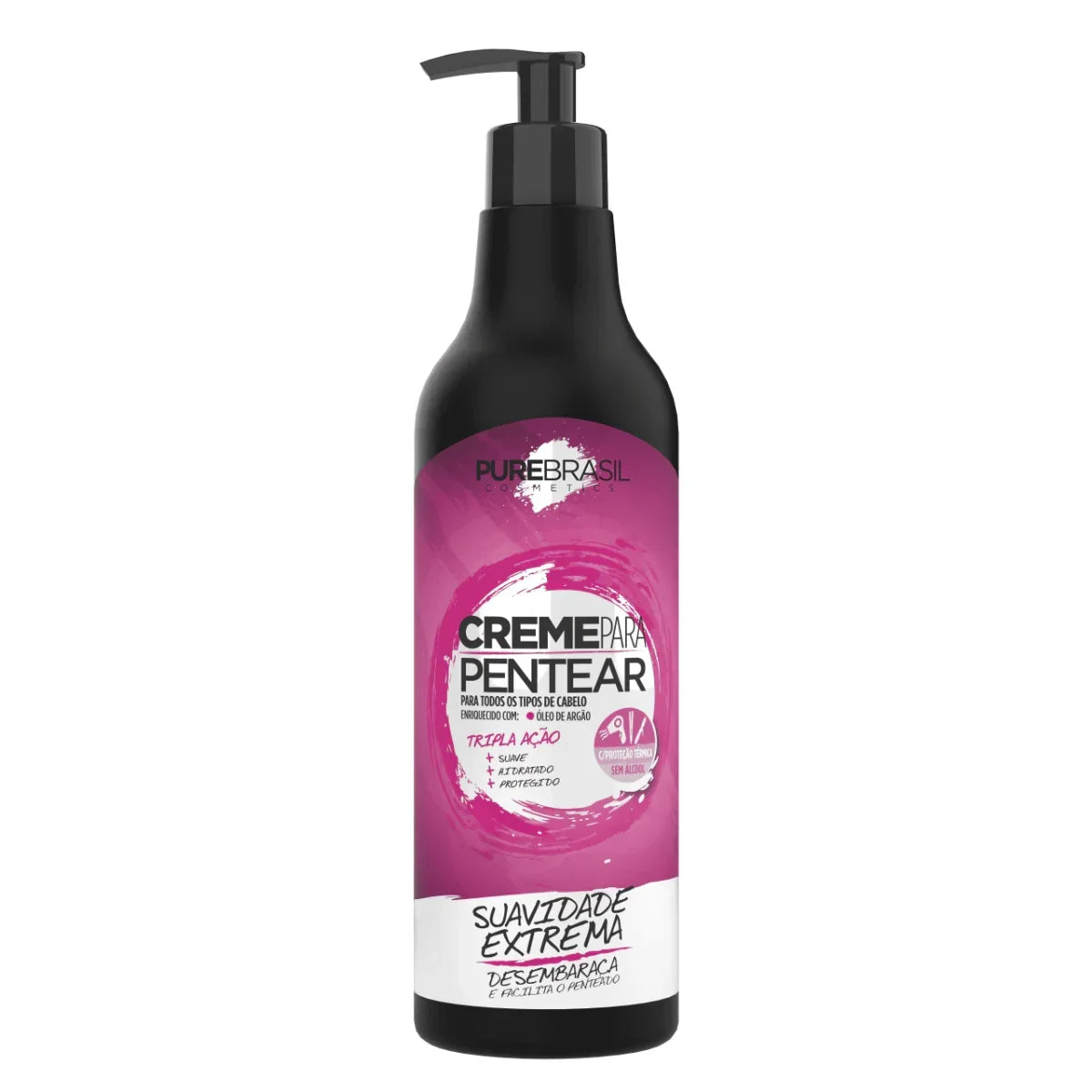 Pure Brasil Creme Para Pentear 500ml - Ilha dos cosméticos