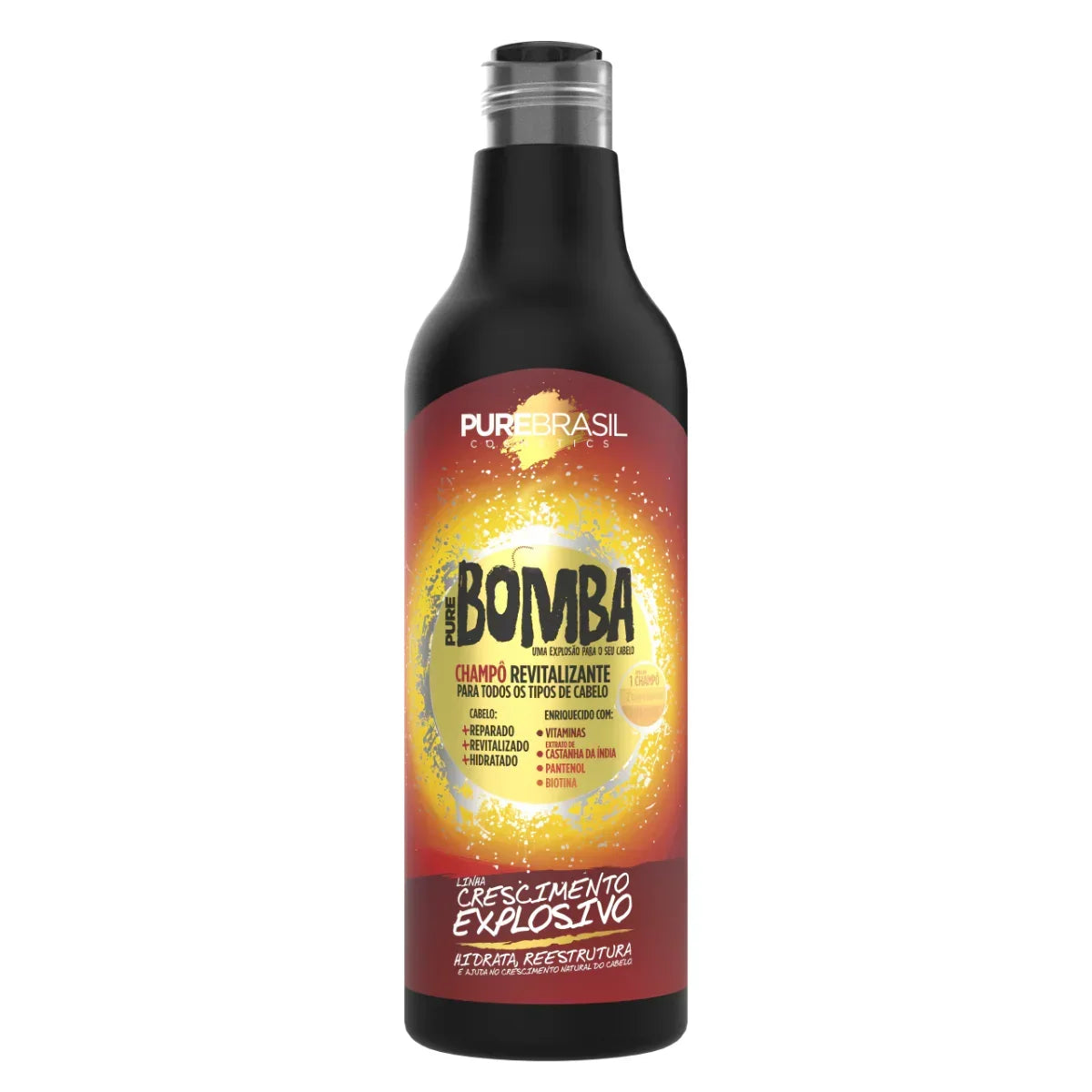 Pure Brasil Pure Bomba Shampoo 500ml - Ilha dos cosméticos