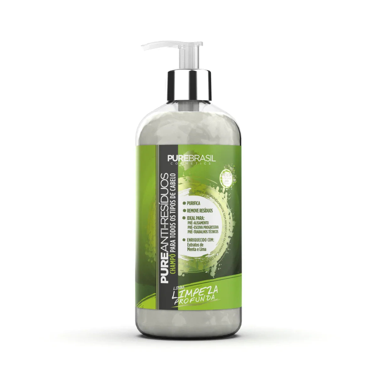 Pure Brasil Anti-resíduos Shampoo 500ml - Ilha dos cosméticos