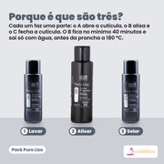 Porque se usam juntos os três passos Real Natura Puro Liso