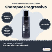 Benefícios do Shampoo Progressivo Real Natura Puro Liso