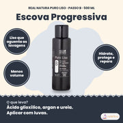 Benefícios da Escova Progressiva Real Natura Puro Liso