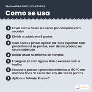 Como se usa a Escova Progressiva Real Natura Puro Liso