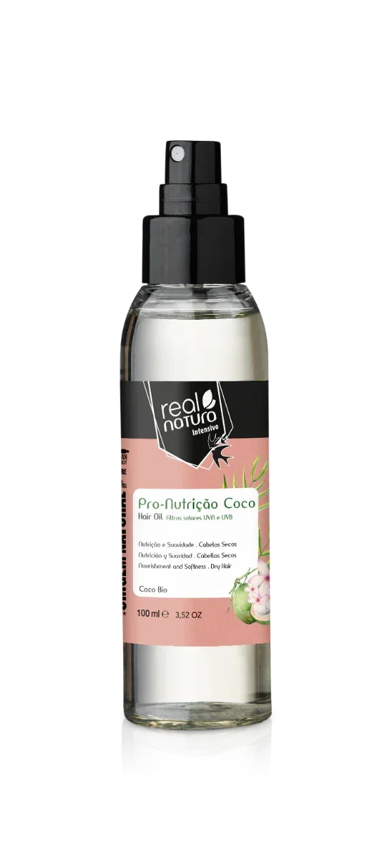 Real Natura Pro-Nutrição Extra Coco Puro Óleo Capilar 100ml - Ilha dos cosméticos