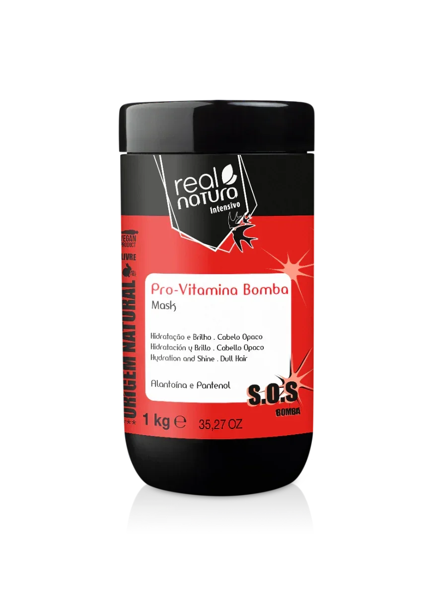 Real Natura Pró-Vitamina Bomba Máscara1kg - Ilha dos cosméticos
