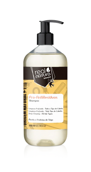 Real Natura Pro-Antirresíduos Shampoo Sem Sal 500ml - Ilha dos cosméticos