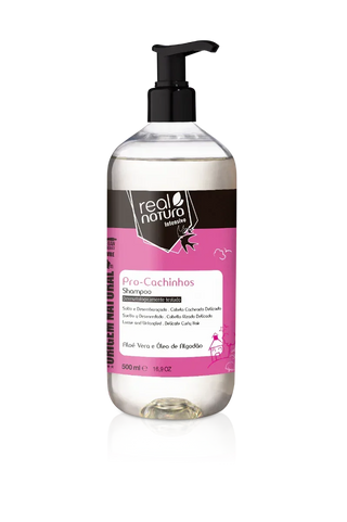 Real Natura Pro-Cachinhos Shampoo 500ml - Ilha dos cosméticos