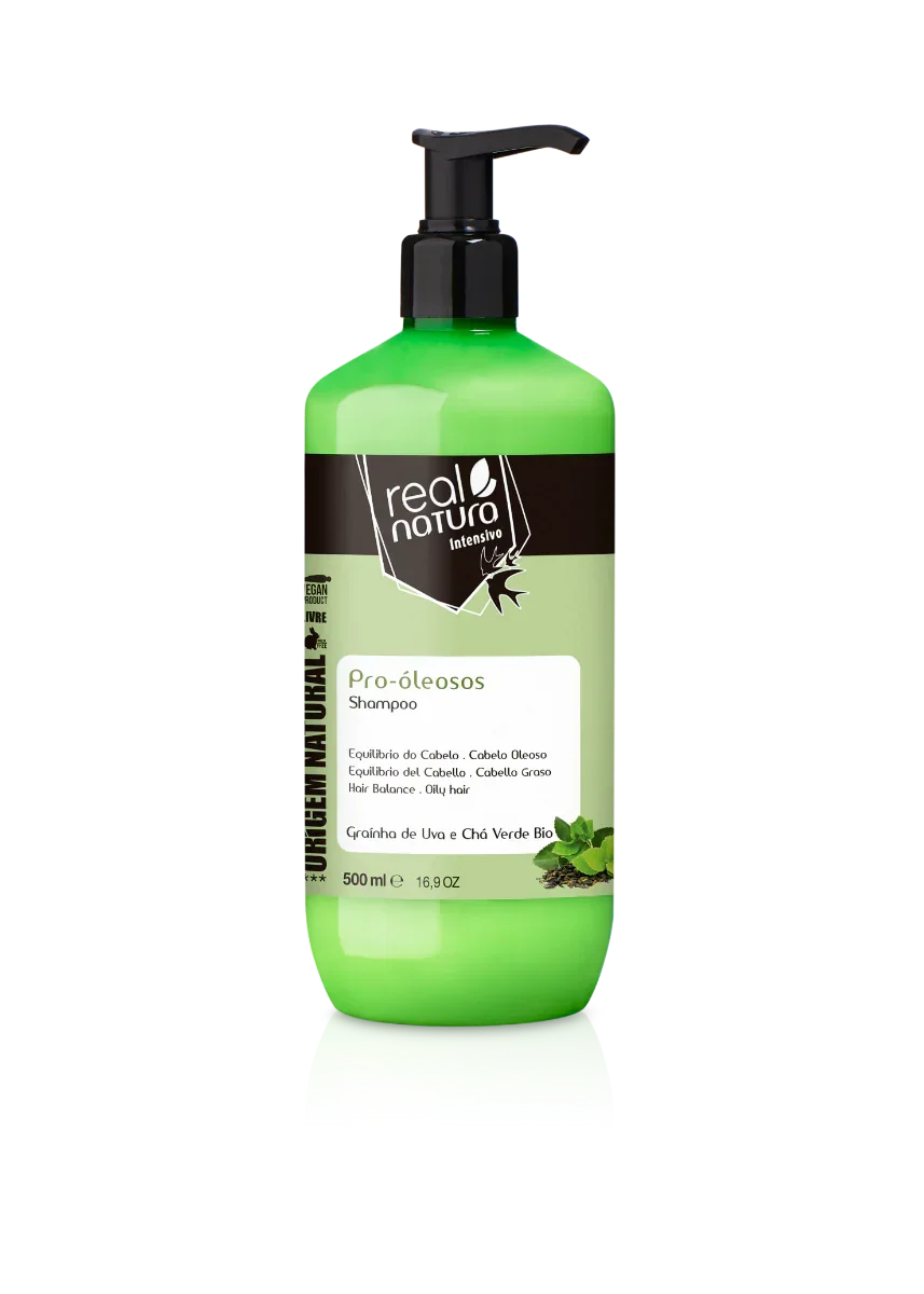 Real Natura Pro-Oleosos Shampoo 500ml - Ilha dos cosméticos