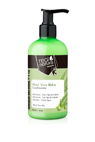 Real Natura Aloé Vera Hidra Condicionador Sem Sal 300ml - Ilha dos cosméticos