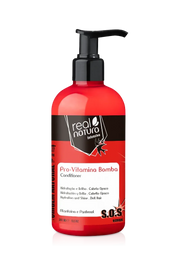 Real Natura Pro-Vitamina Bomba Condicionador Sem Sal 300ml - Ilha dos cosméticos