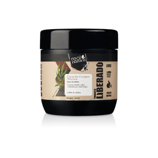 Real Natura Caracóis Crespos Máscara Liberado 500ml - Ilha dos cosméticos