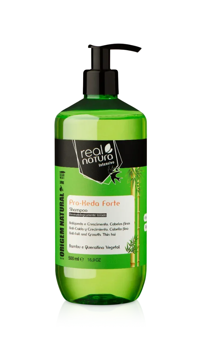 Real Natura Pro-Keda Forte Shampoo 500ml - Ilha dos cosméticos