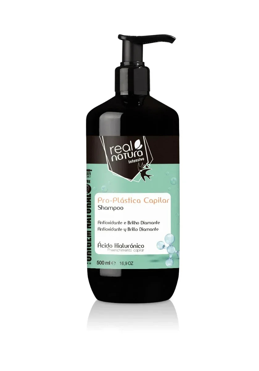 Real Natura Pro-Plástica Capilar Shampoo Sem Sal 500ml - Ilha dos cosméticos