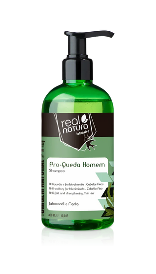 Real Natura Pro-Queda Homem Shampoo 300 ml - Ilha dos cosméticos