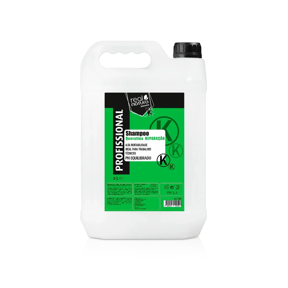 Real Natura Keratina Shampoo 5L - Ilha dos cosméticos