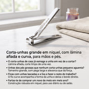 RickiParodi Corta-Unhas em Níquel Grande — foto 2