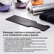 RickiParodi Paleta de Balayage para Coloração Preta 27,3cm — foto 2
