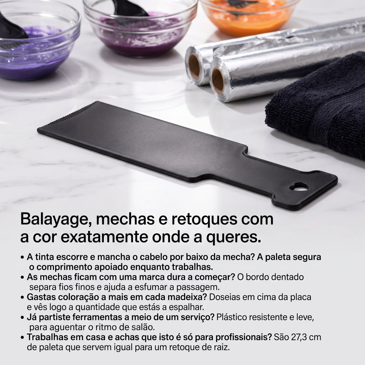 RickiParodi Paleta de Balayage para Coloração Preta 27,3cm — foto 2