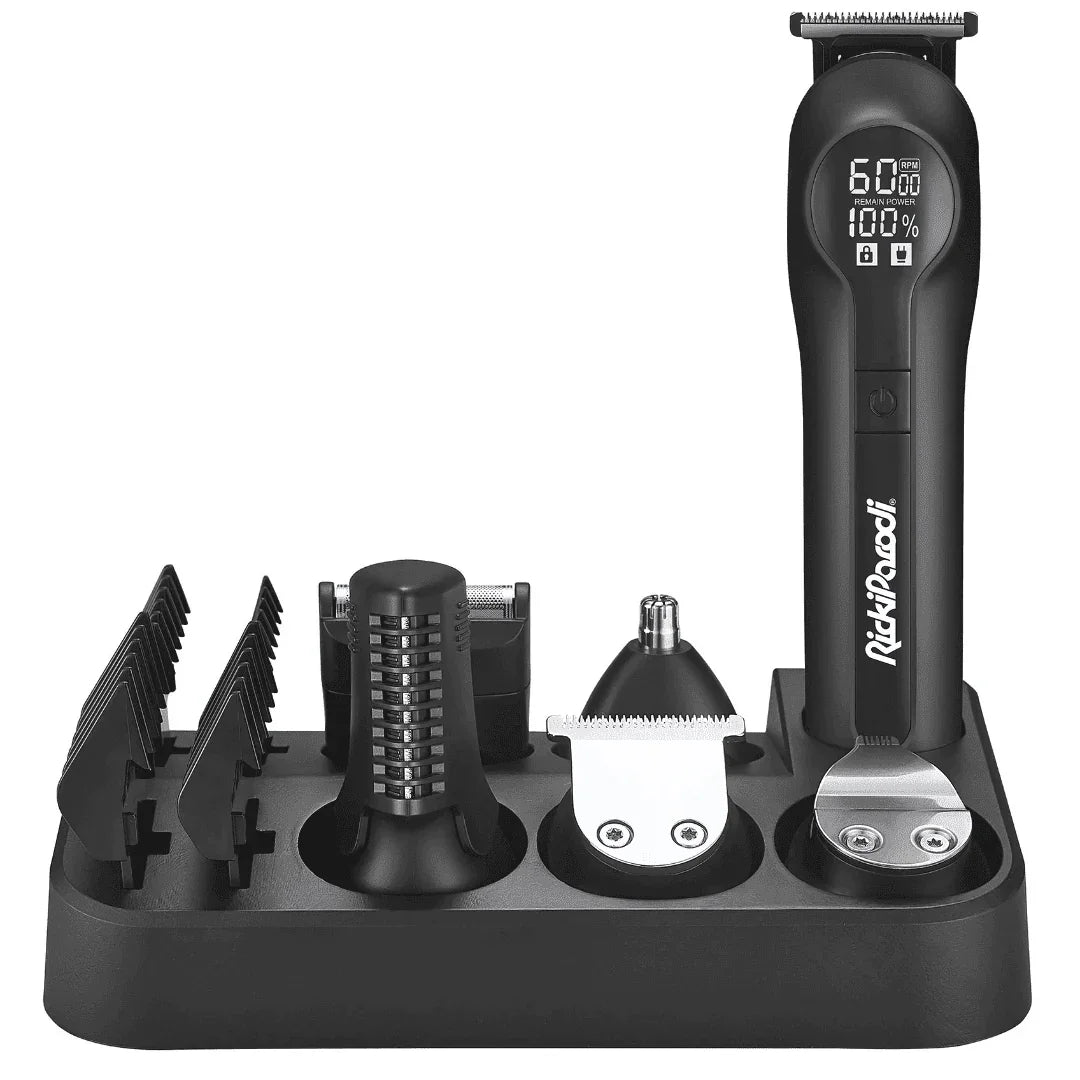 RickiParodi Máquina Corte  14 em 1 Multi Trimmer sem Fio