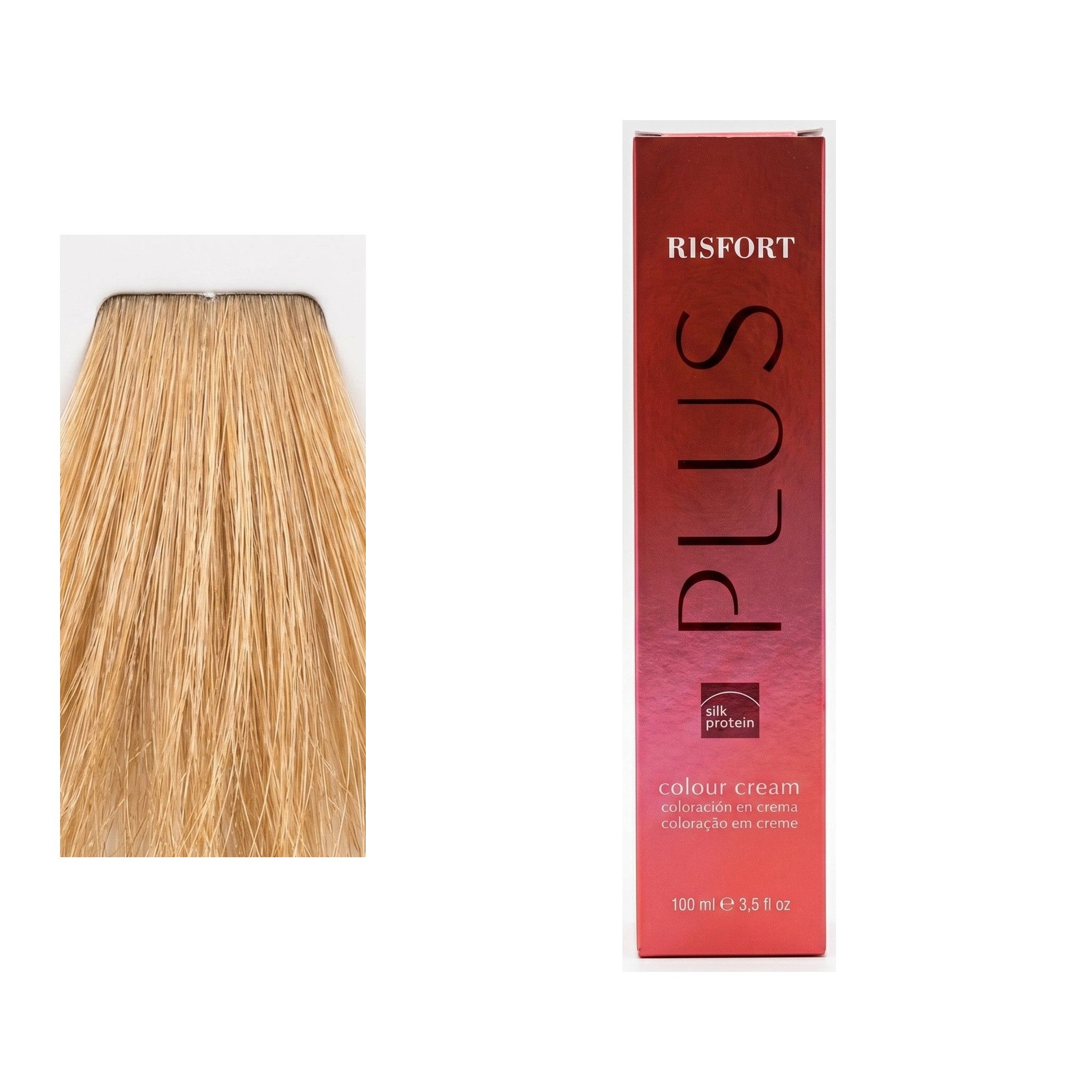 Risfort Plus tom 10.3: amostra da cor junto à embalagem de 100 ml