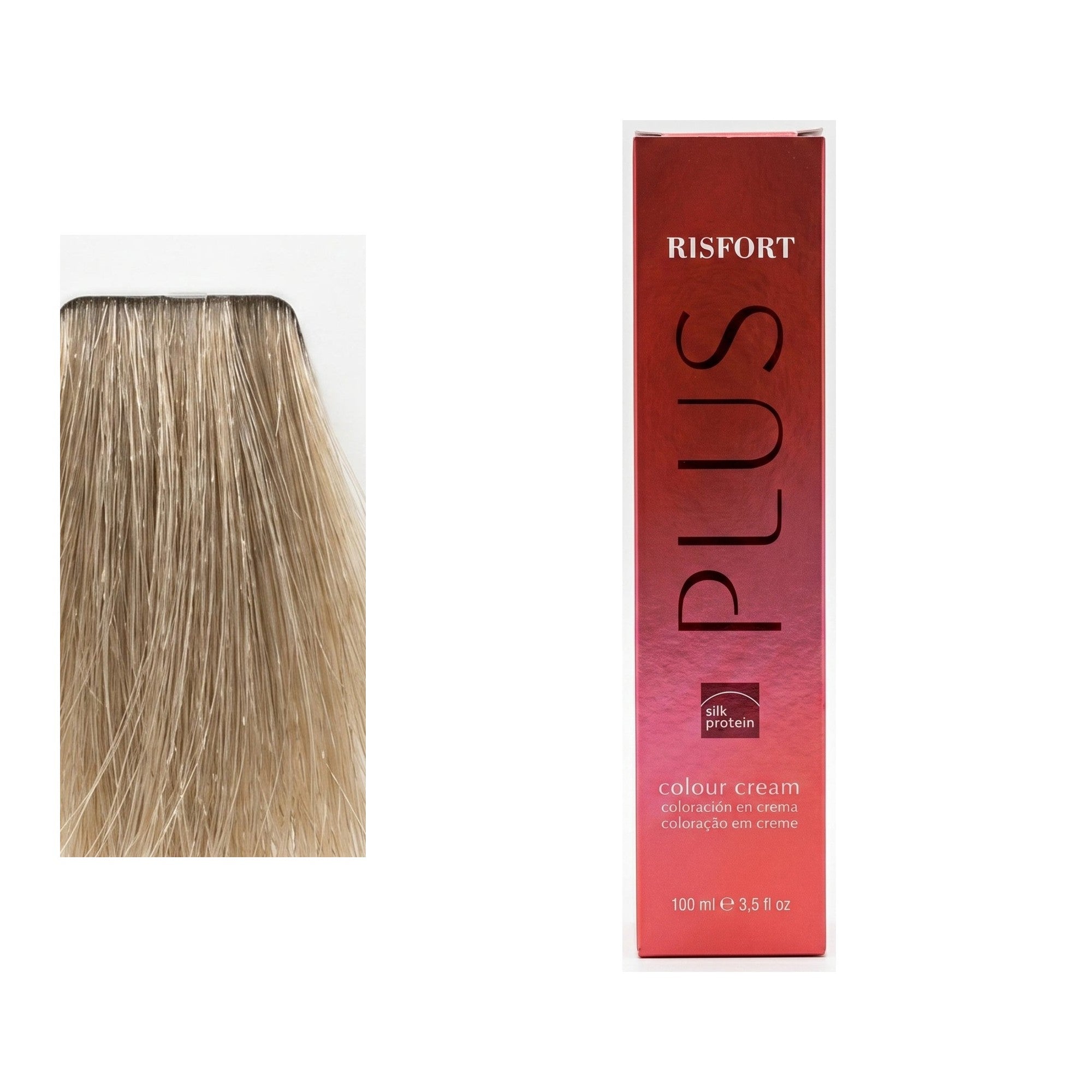 Risfort Plus tom 100.1: amostra da cor junto à embalagem de 100 ml