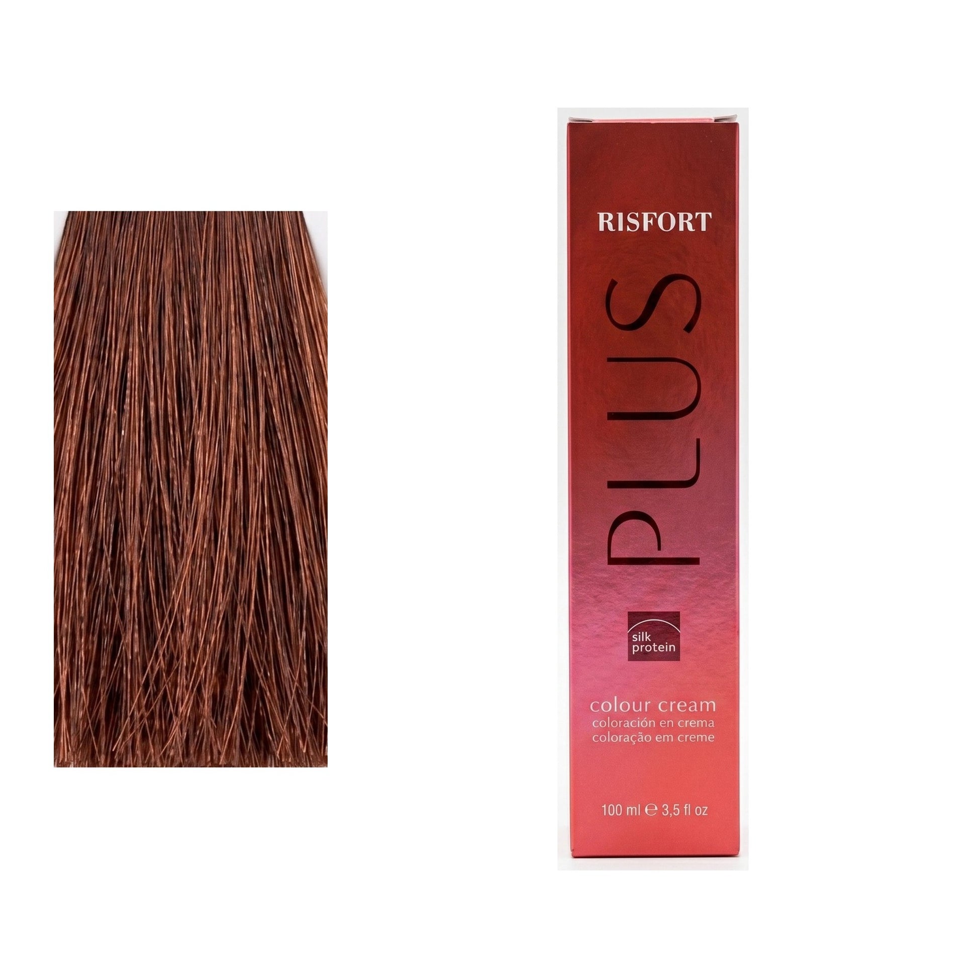 Risfort Plus tom 7.45: amostra da cor junto à embalagem de 100 ml