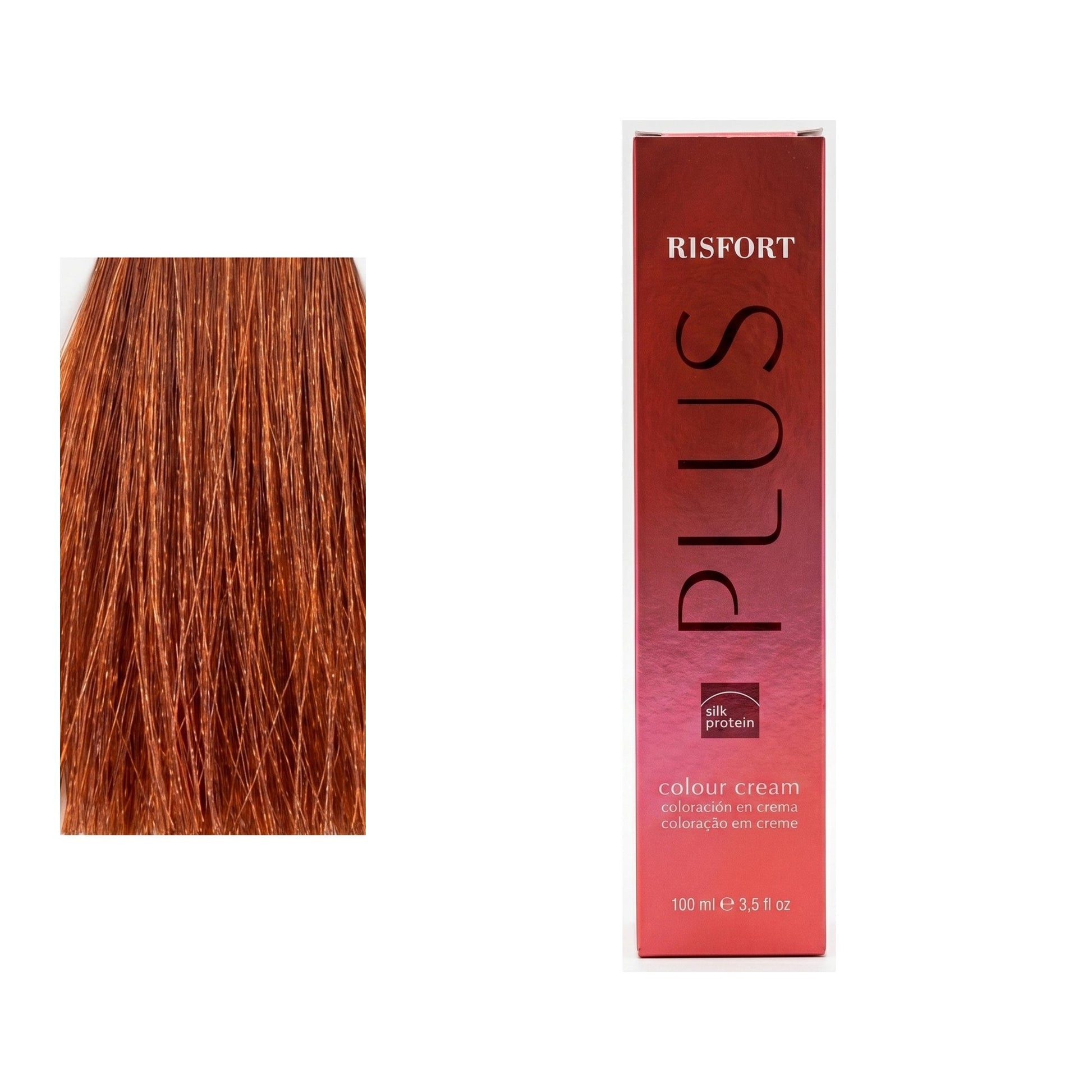 Risfort Plus tom 8.4: amostra da cor junto à embalagem de 100 ml