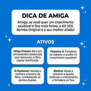 Salon Line SOS Bomba Original Creme de Pentear 500ml — como usar e ativos