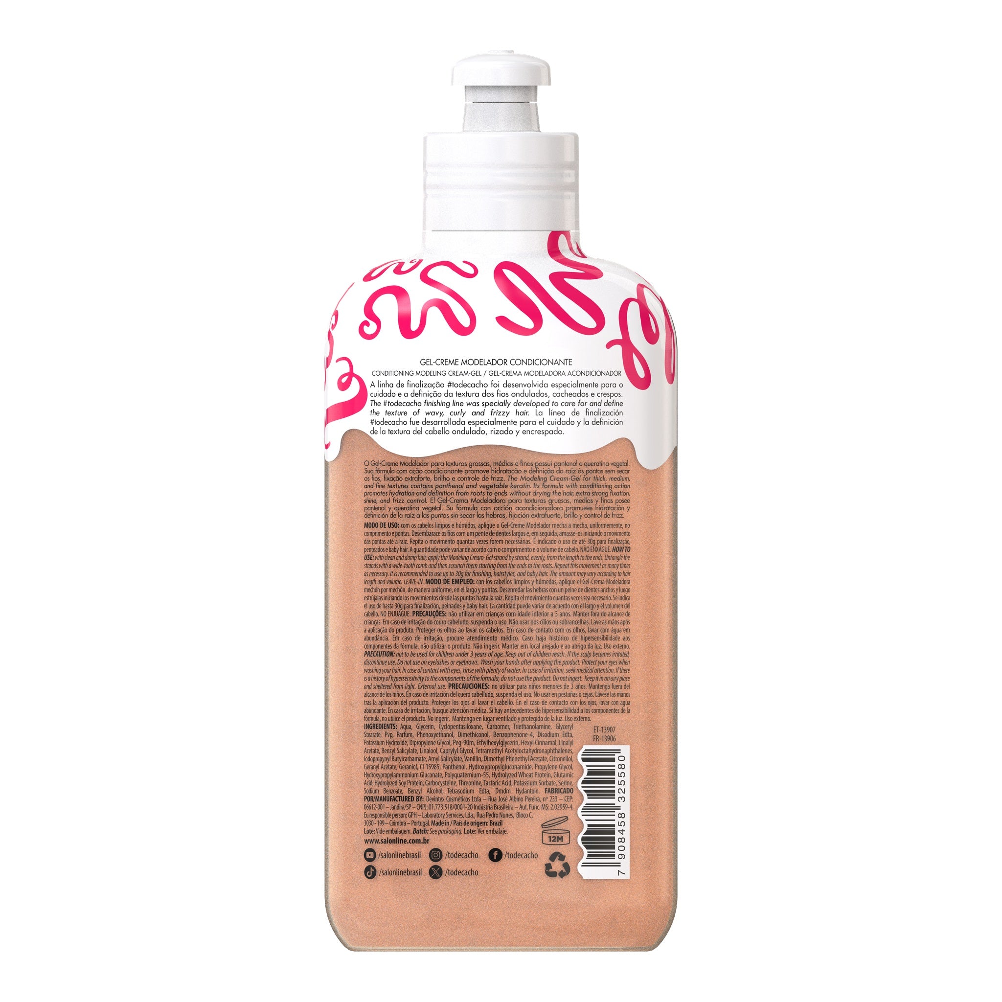 Salon Line Cachos dos Sonhos Gel Creme Modelador 310g — foto oficial da marca