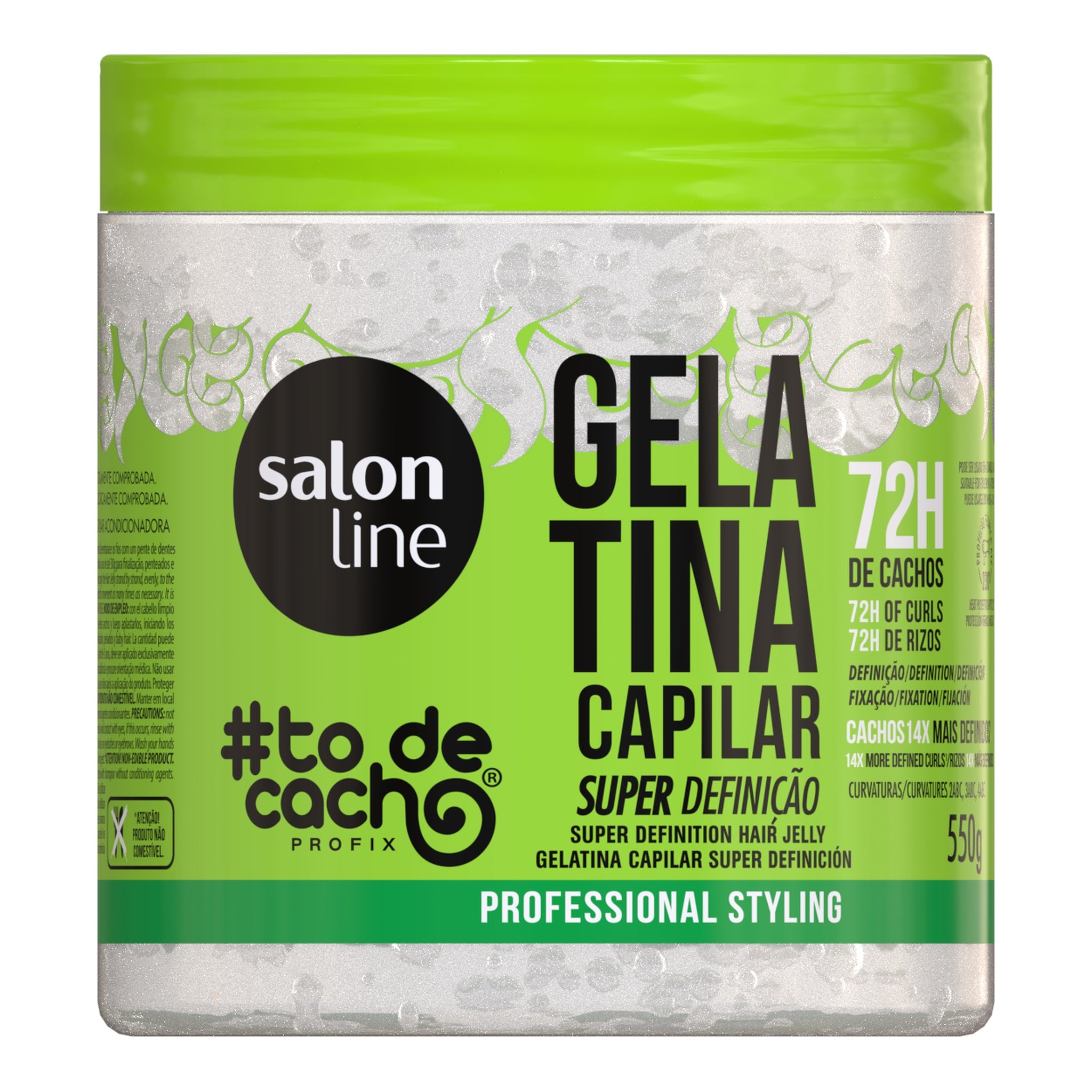 Salon Line Todecacho Super Definição Gelatina  550g — foto oficial da marca
