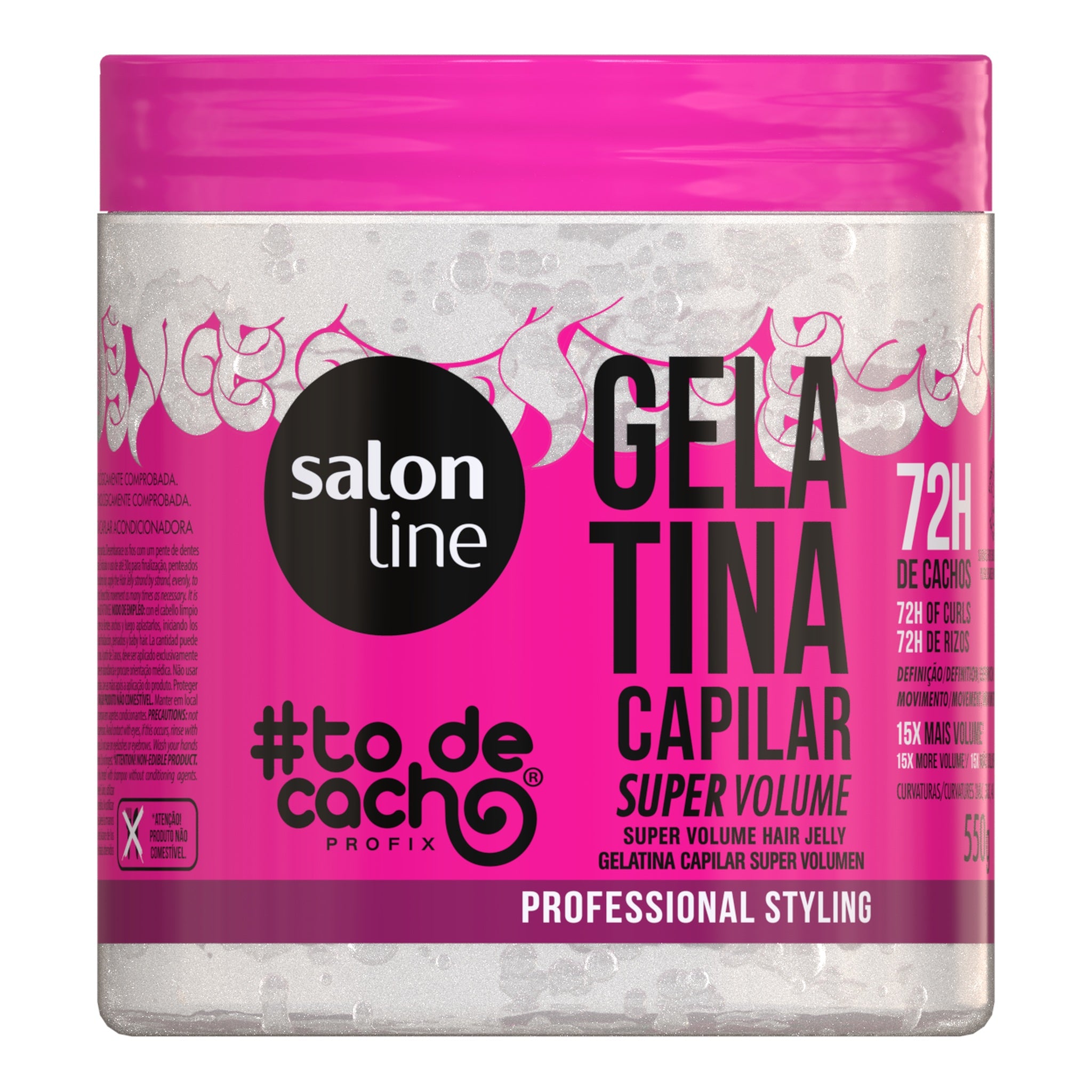 Salon Line Todecacho Super Volume Gelatina  550g — foto oficial da marca